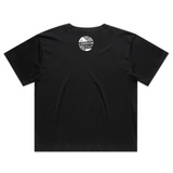 Brawling foxes cropped t-shirt