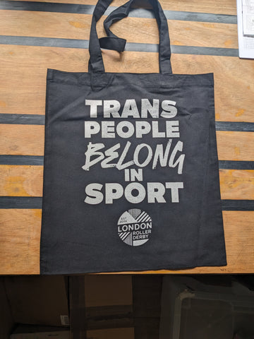 Trans People Belong in Sport - Tote Bag