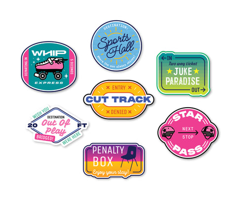 Skate the World Sticker collection