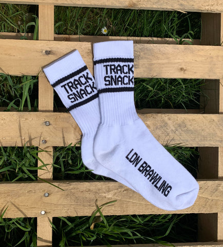 "Track Snack" Crew Socks