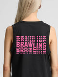 Brawling Wave cropped tank
