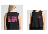 Brawling Wave cropped tank
