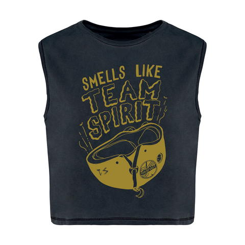 Smells Like Team Spirit cropped tank